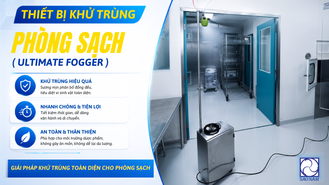Thiết bị khử trùng phòng sạch (Ultimate Fogger)